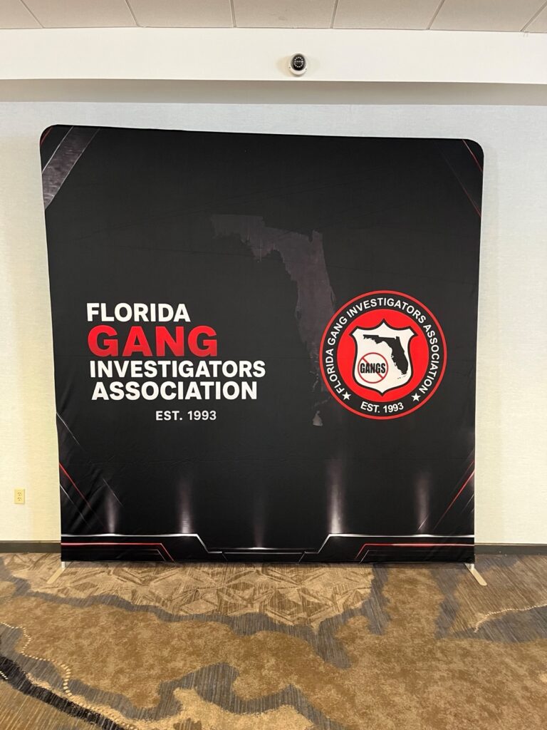 Florida Gang Investigators Association backdrop banner