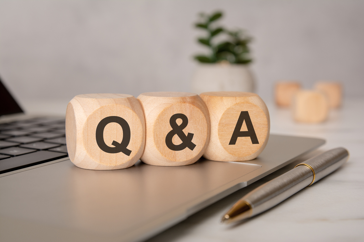 Small blocks labeled Q&A
